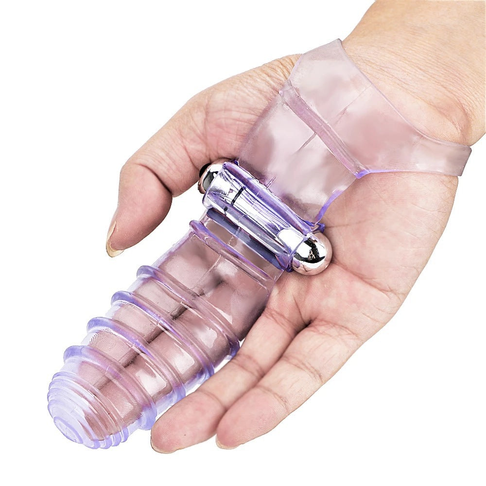 Spiral Vibration Finger Sleeve - Intimate Enhancer for Women