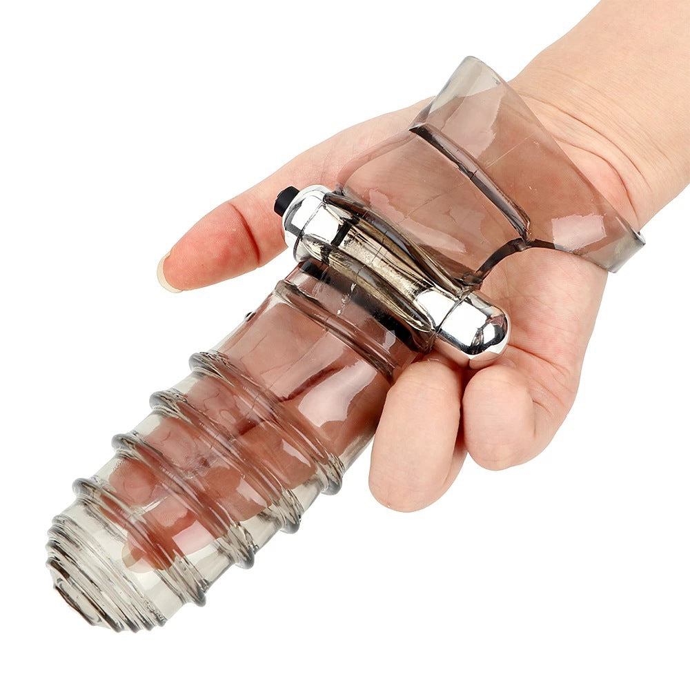 Spiral Vibration Finger Sleeve - Intimate Enhancer for Women