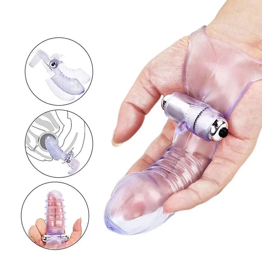 Spiral Vibration Finger Sleeve - Intimate Enhancer for Women