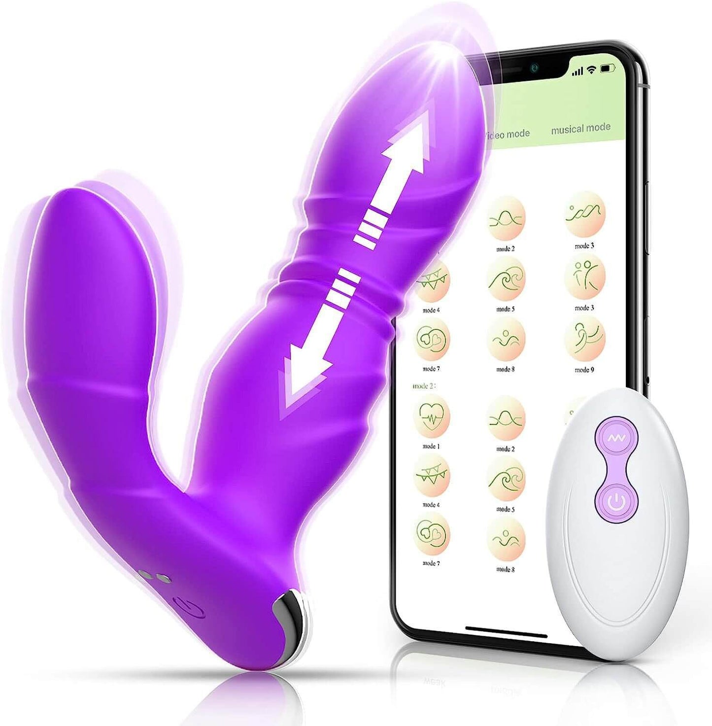 Premium Wearable Thrusting Dildo